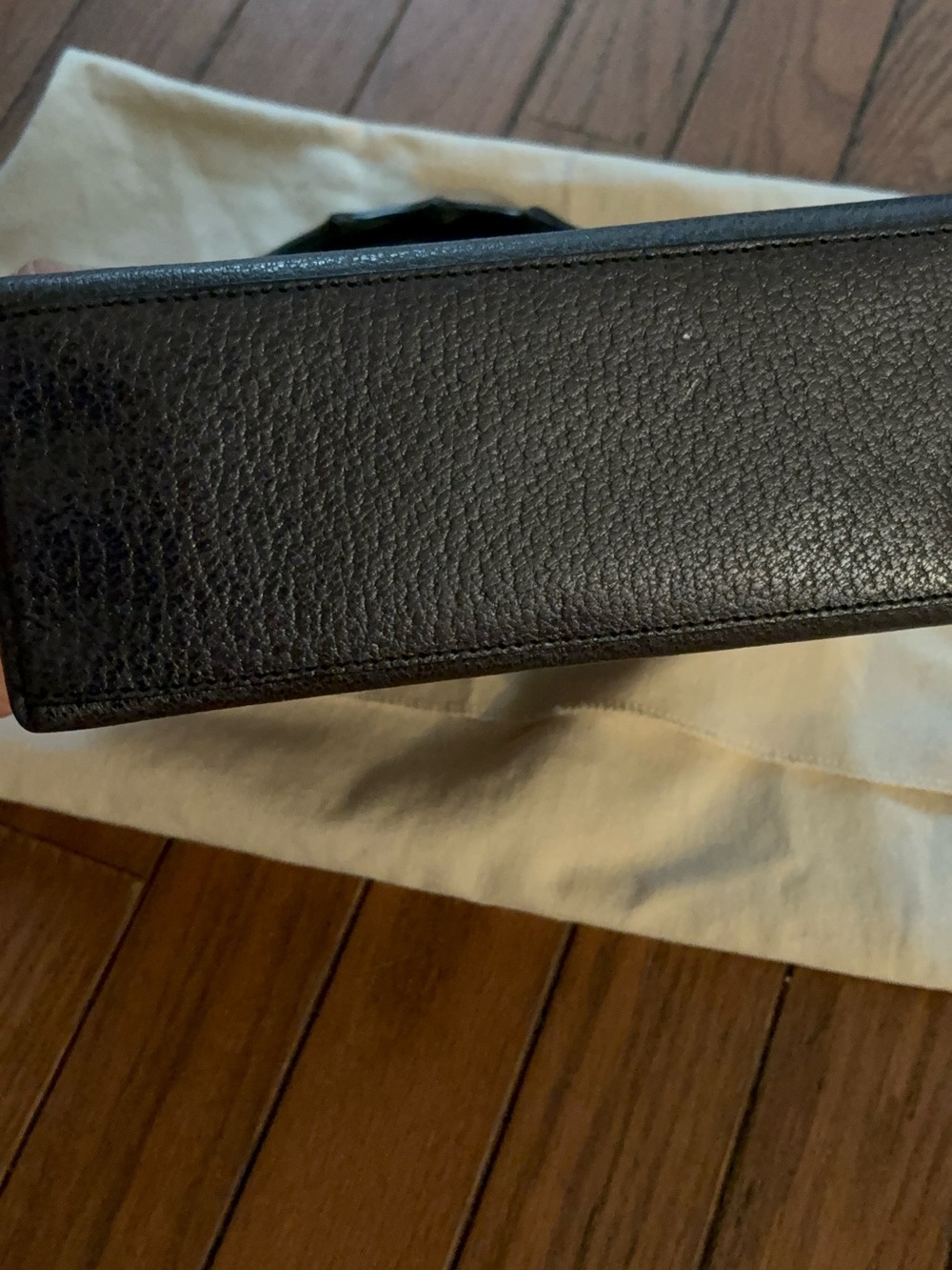 Gucci Black Leather Bamboo-Handle Top Handle Bag NEW* - Picture 5 of 11